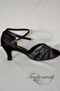 Lateinschuh TW0012LA - Damen Latein Tanzschuh Pumps Tango elegant Fersenriemchen 1