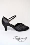 Lateinschuh TW0038LA - Damen Latein Tanzschuh Pumps Tango schwarz Fersenriemchen 1