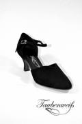 Lateinschuh TW0052LA - Damen Latein Tanzschuh Pumps Tango Echtleder Fersenriemchen 2