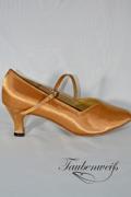 Standardschuh TW0001ST - Damen Standard Tanzschuh Pumps Tango elegant Satin Ristriemchen 1