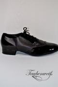 Standardschuh TW0005HS - Eleganter Herren Standard Tanzschuh in schwarz Lack 1