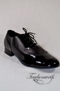 Standardschuh TW0005HS - Eleganter Herren Standard Tanzschuh in schwarz Lack 2