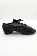 Tanzschuhe TW0002MJ - Jazz und Modern Tanzschuhe schwarz Kunstleder Ballett dreifach geteilte Sohle schwarz Damen und Herren 1