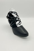 Tanzschuhe D0022LA - Damen Latein Tanzschuh Echtleder Tango doppeltes Kreuzristriemchen 2