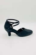 Tanzschuhe D0031LA - Damen Latein Tanzschuh Pumps Echtleder Tango elegant Kreuzristriemchen 1