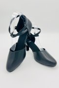 Tanzschuhe D0031LA - Damen Latein Tanzschuh Pumps Echtleder Tango elegant Kreuzristriemchen 4
