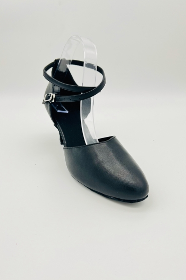 Tanzschuhe D0031LA - Damen Latein Tanzschuh Pumps Echtleder Tango elegant Kreuzristriemchen 2