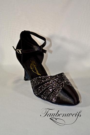 Lateinschuh TW0012LA - Damen Latein Tanzschuh Pumps Tango elegant Fersenriemchen 2