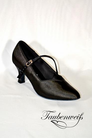 Standardschuh TW0003ST - Damen Standard Tanzschuh Pumps Tango elegant Satin Ristriemchen 2