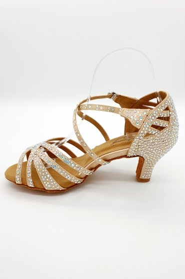 Tanzschuhe D0013LA Lateintanzschuhe mit Strass