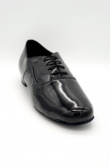 Tanzschuhe H0001ST - Eleganter Herren Standard Tanzschuh in schwarzem Lack 2