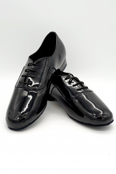Tanzschuhe H0001ST - Eleganter Herren Standard Tanzschuh in schwarzem Lack 4