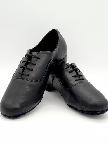 Tanzschuhe H0003ST - Herren Standard Tanzschuh in schwarzem Kunstleder elegant klassisch 4