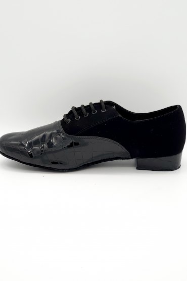 Tanzschuhe H0004ST - Eleganter Herren Standard Tanzschuh Kunstleder Kroko-Look 3