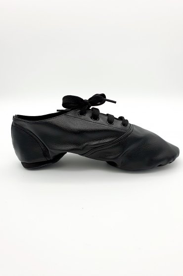 Tanzschuhe TW0002MJ - Jazz und Modern Tanzschuhe schwarz Kunstleder Ballett dreifach geteilte Sohle schwarz Damen und Herren 1