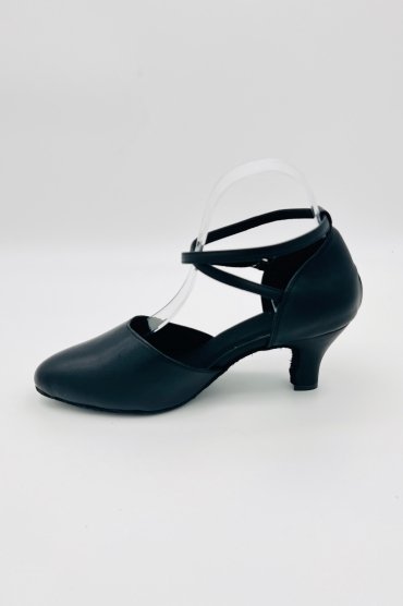 Tanzschuhe D0031LA - Damen Latein Tanzschuh Pumps Echtleder Tango elegant Kreuzristriemchen 3