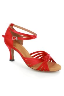 Tanzschuh LA0017TW - Tanzschuh LA0017TW – Eleganz in Rot für strahlende Tanzmomente